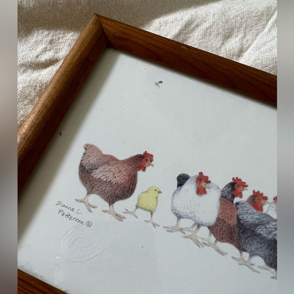Diane L. Patterson Hen Pecked art work - Picture 3 of 4